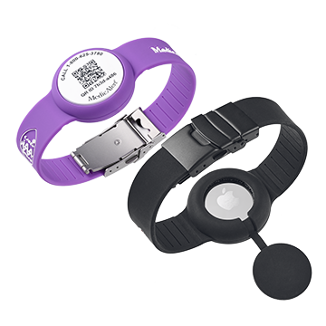 QR Code Medical ID Wristband with Location Tracker, , large image number 2